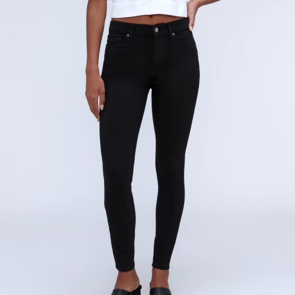 Everlane The Mid-Rise Skinny Stretch Black Regular